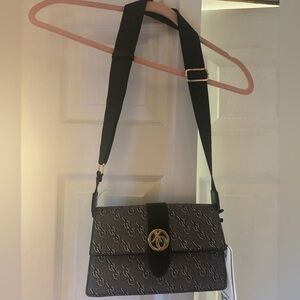 XOXO Black and Gray Patterned Shoulder Bag